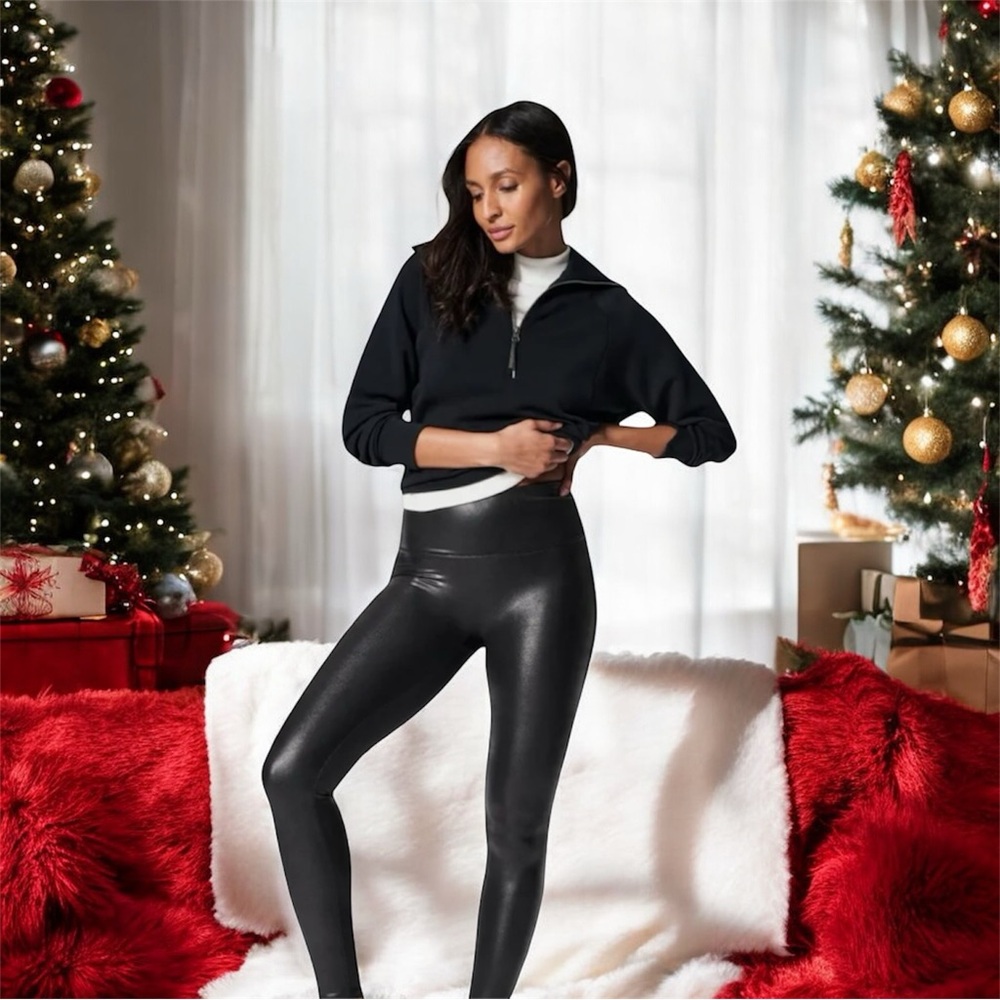 SPANX Faux Leather Leggings